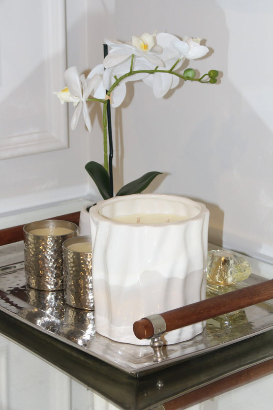 Ceene Wax Candle - Blanc