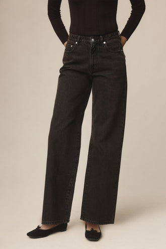 Marle Wide Leg Jean - Tobacco