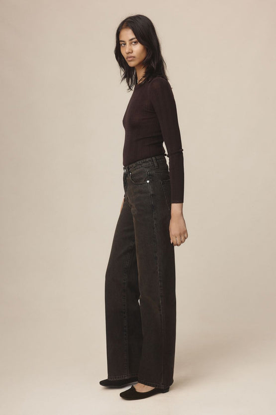 Marle Wide Leg Jean - Tobacco