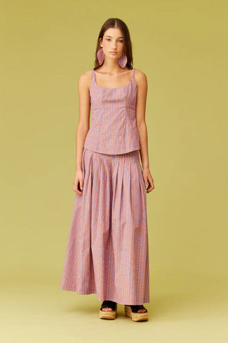 Ruby Willa Tank - Firewhirl Blue