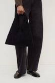 Assembly Willow Suede Hobo Bag - Black