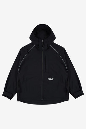 Boiler Room Packable Windbreaker - Black