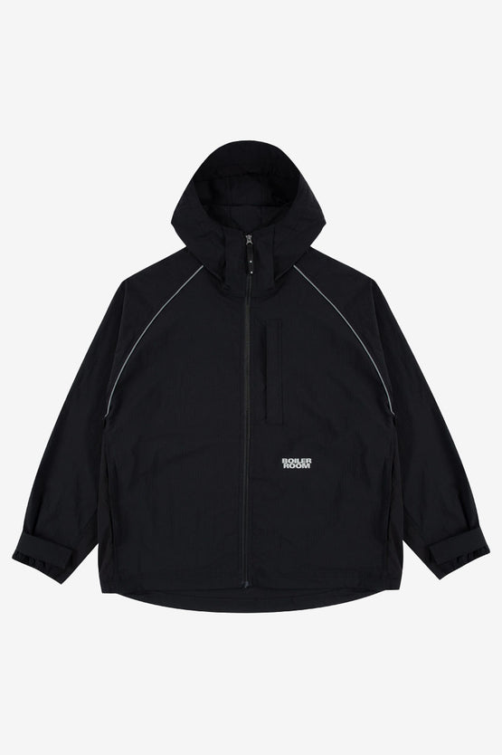 Boiler Room Packable Windbreaker - Black