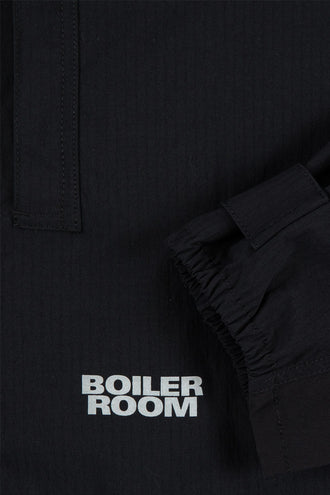 Boiler Room Packable Windbreaker - Black