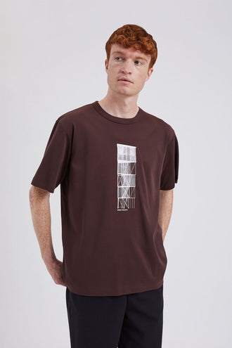 Norse Projects Holger Interlock T-Shirt - Wine