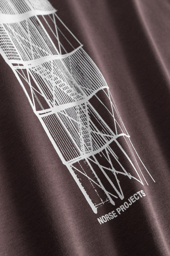 Norse Projects Holger Interlock T-Shirt - Wine