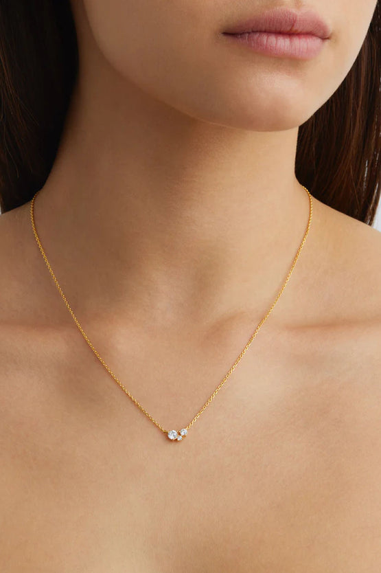 By Charlotte Whispers Of Love Necklace - Gold