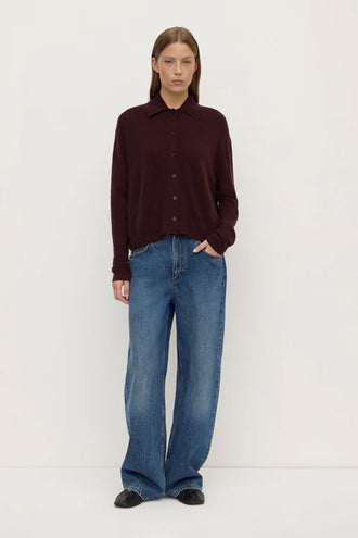 Assembly Wool Cashmere Knit - Dark Merlot