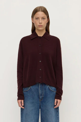 Assembly Wool Cashmere Knit - Dark Merlot