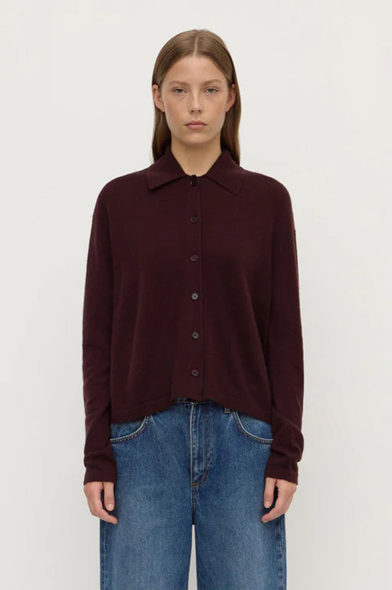 Assembly Wool Cashmere Knit - Dark Merlot