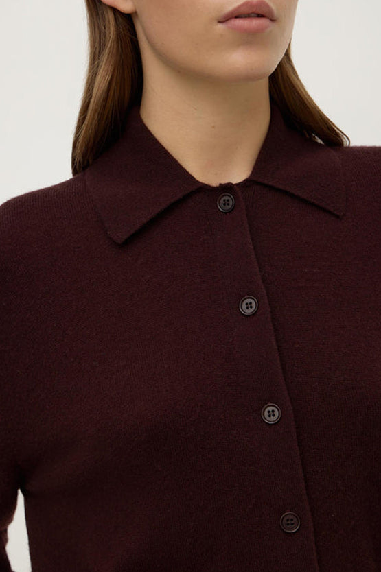 Assembly Wool Cashmere Knit - Dark Merlot