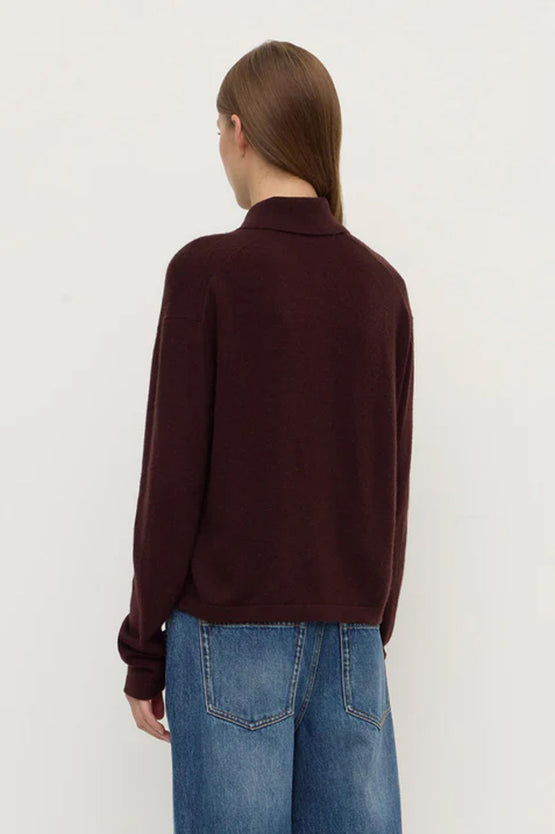Assembly Wool Cashmere Knit - Dark Merlot