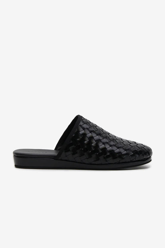 La Tribe Woven Slip On - Black