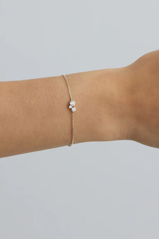 By Charlotte Whispers Of Love Bracelet - Silver