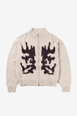 Candice Wayward Zip Knit - Cream