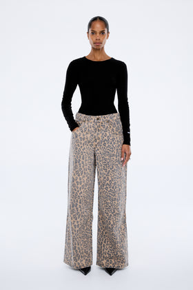 Ena Pelly Wynn Animal Jean - Leopard