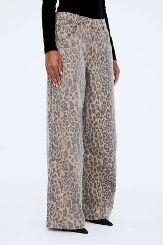 Ena Pelly Wynn Animal Jean - Leopard