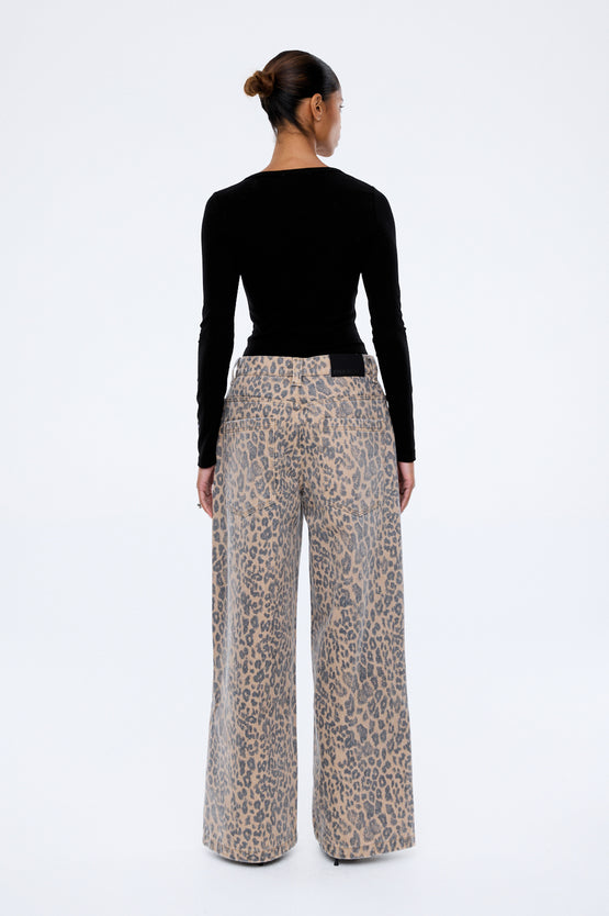 Ena Pelly Wynn Animal Jean - Leopard