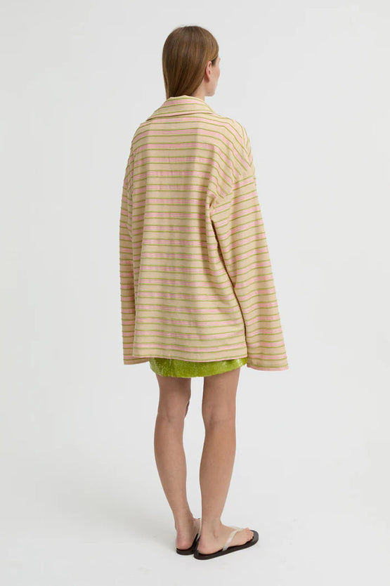 Blanca Wynn Polo Top - Beige