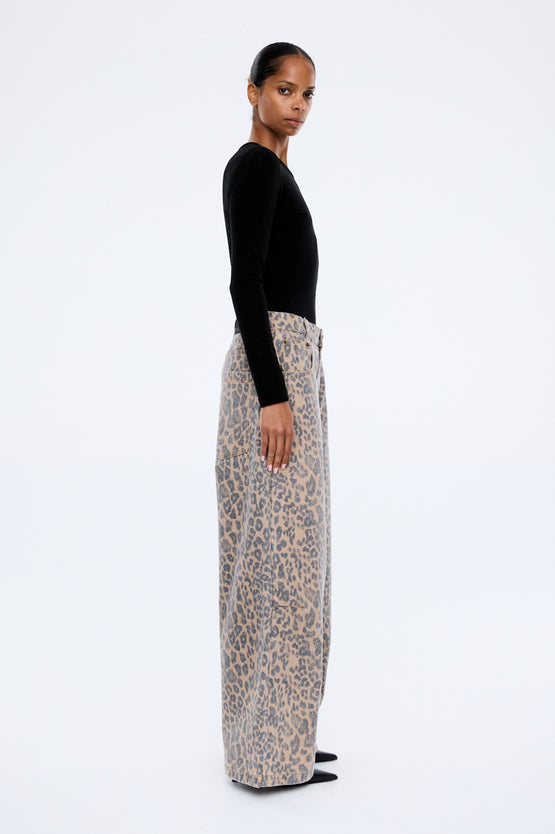 Ena Pelly Wynn Animal Jean - Leopard