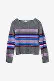 Damson Madder Yesley Jumper - Bold Stripe