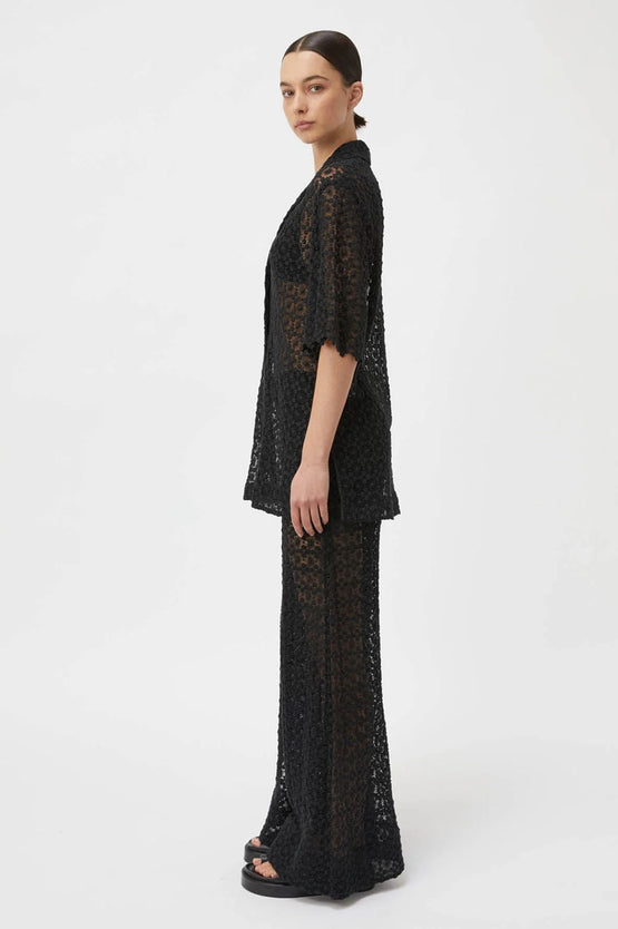 Camilla and Marc Yve Lace Shirt - Black