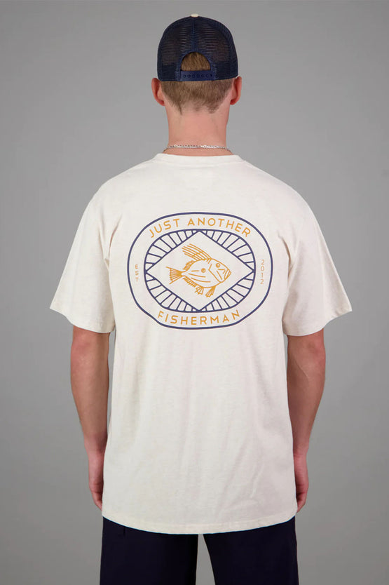 Just Another Fisherman Zeus Tee - Oatmeal