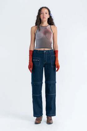 Arthur Apparel Duo Zip Pant - Denim