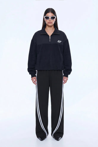 Ena Pelly Noa 1/4 Zip - Black