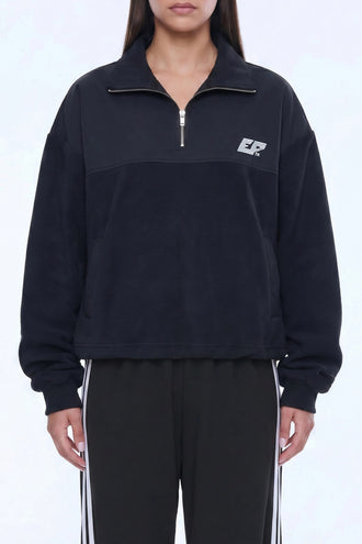 Ena Pelly Noa 1/4 Zip - Black