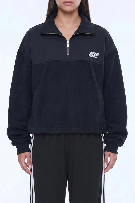 Ena Pelly Noa 1/4 Zip - Black