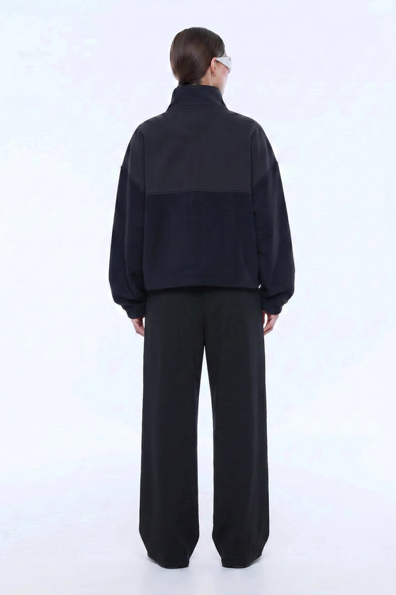 Ena Pelly Noa 1/4 Zip - Black