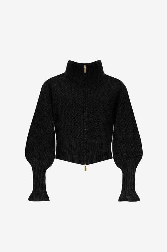 Ruby Zip Matilda Zip Cardigan - Black