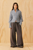 Ruby Matilda Zip Cardigan - Blue Marle