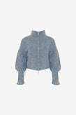 Ruby Matilda Zip Cardigan - Blue Marle