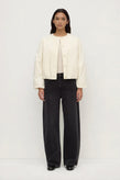 Assembly Zoie Padded Bomber - Antique White