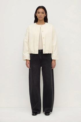 Assembly Zoie Padded Bomber - Antique White