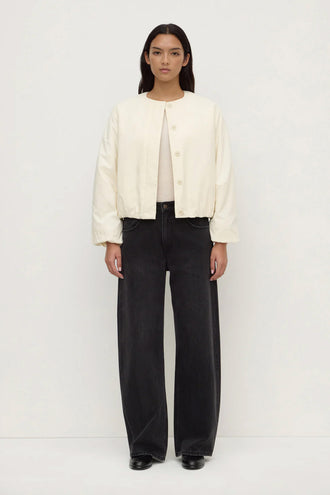 Assembly Zoie Padded Bomber - Antique White