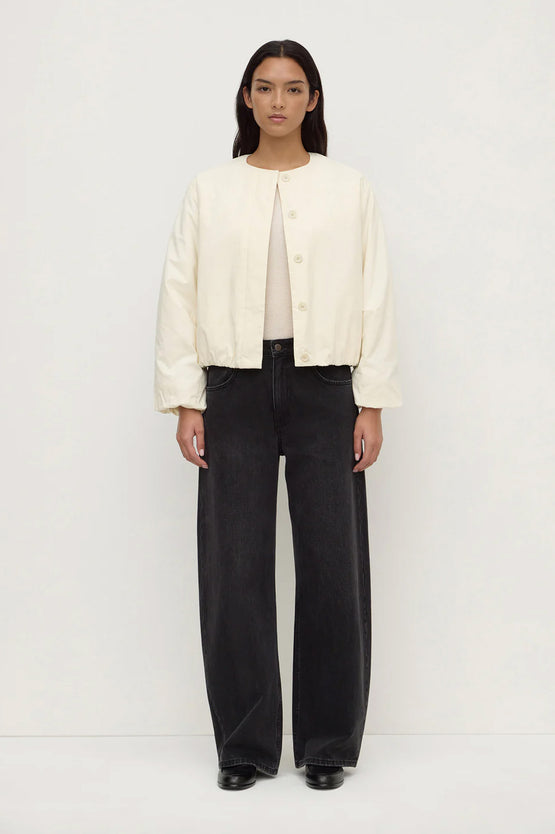 Assembly Zoie Padded Bomber - Antique White