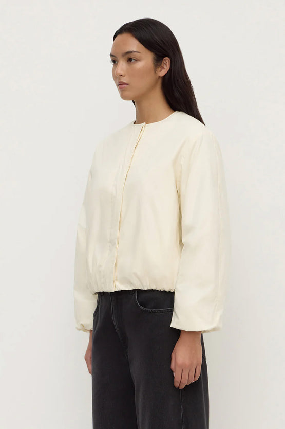 Assembly Zoie Padded Bomber - Antique White
