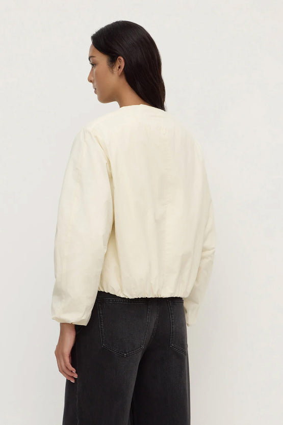 Assembly Zoie Padded Bomber - Antique White