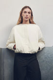 Assembly Zoie Padded Bomber - Antique White