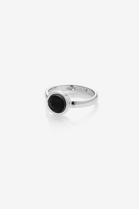 Stolen Girlfriends Club Black Ocean Ring - Silver