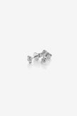 Stolen Girlfriends Club Tiny Stolen Skull Earrings - Silver