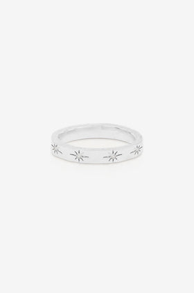 By Charlotte Stardust Ring - Silver