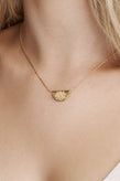 By Charlotte Lotus Necklace - Gold