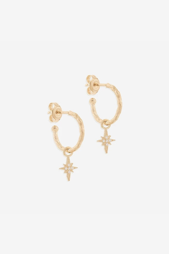 By Charlotte Starlight Hoops - Gold