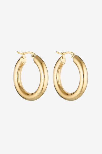 Porter Jewellery Everyday Hoops 30MM - Gold
