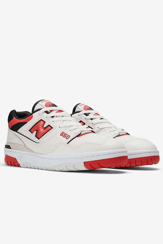 New Balance BB550VTB -  Sea Salt with True Red and Black
