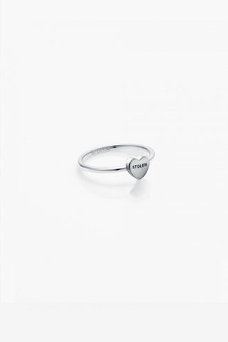 Stolen Girlfriends Club Baby Stolen Heart Ring -  Silver